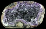 Purple Amethyst Geode - Uruguay #66693-1